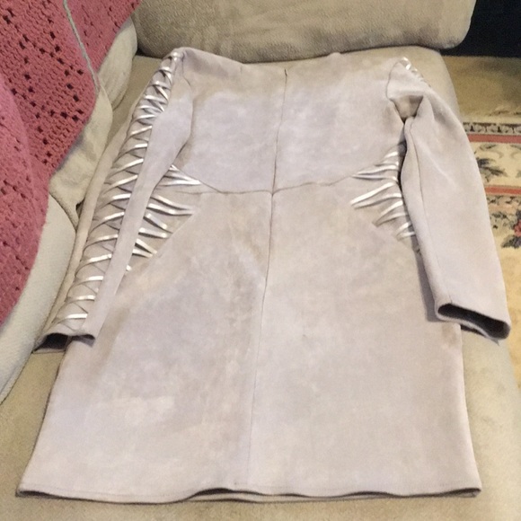 Faux-suede dress - Picture 6 of 6